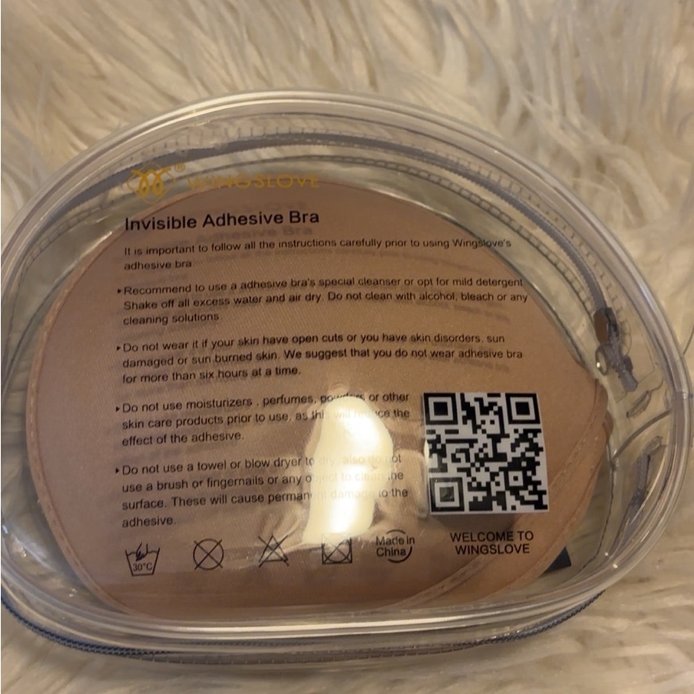Strapless Adhesive Bra - Nude View 2